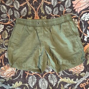 Amazon Essentials Olive Women's Linen Shorts